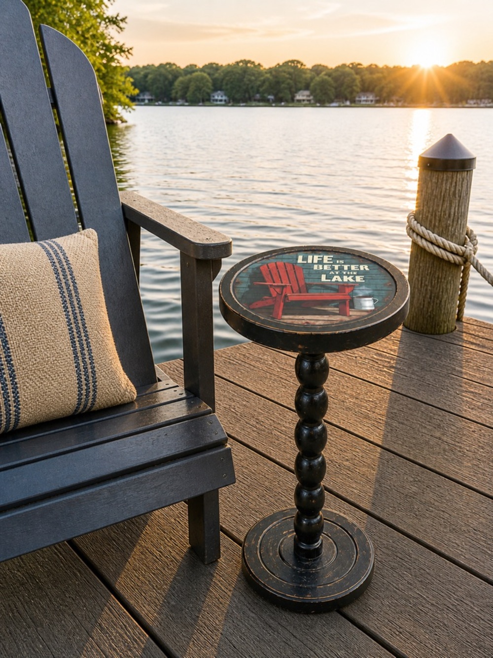 Cabin/Lodge/Lake or Vacation Home Drink Table
